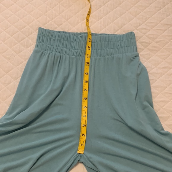 FREE PEOPLE BEACH Ali pants pockets super soft elastic waistband blue size XS - Picture 10 of 13
